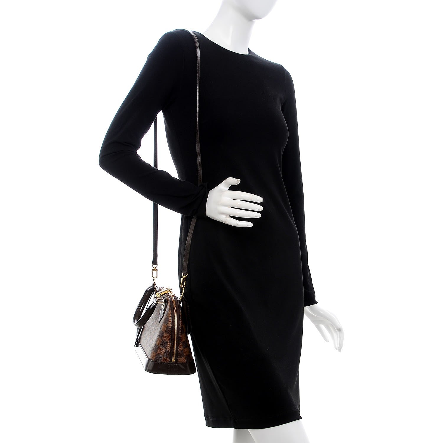 Louis Vuitton Damier Ebene Alma BB 2 of 10