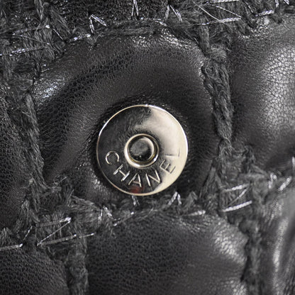 Chanel Lambskin Double Stitch Maxi Flap Black 10 of 12