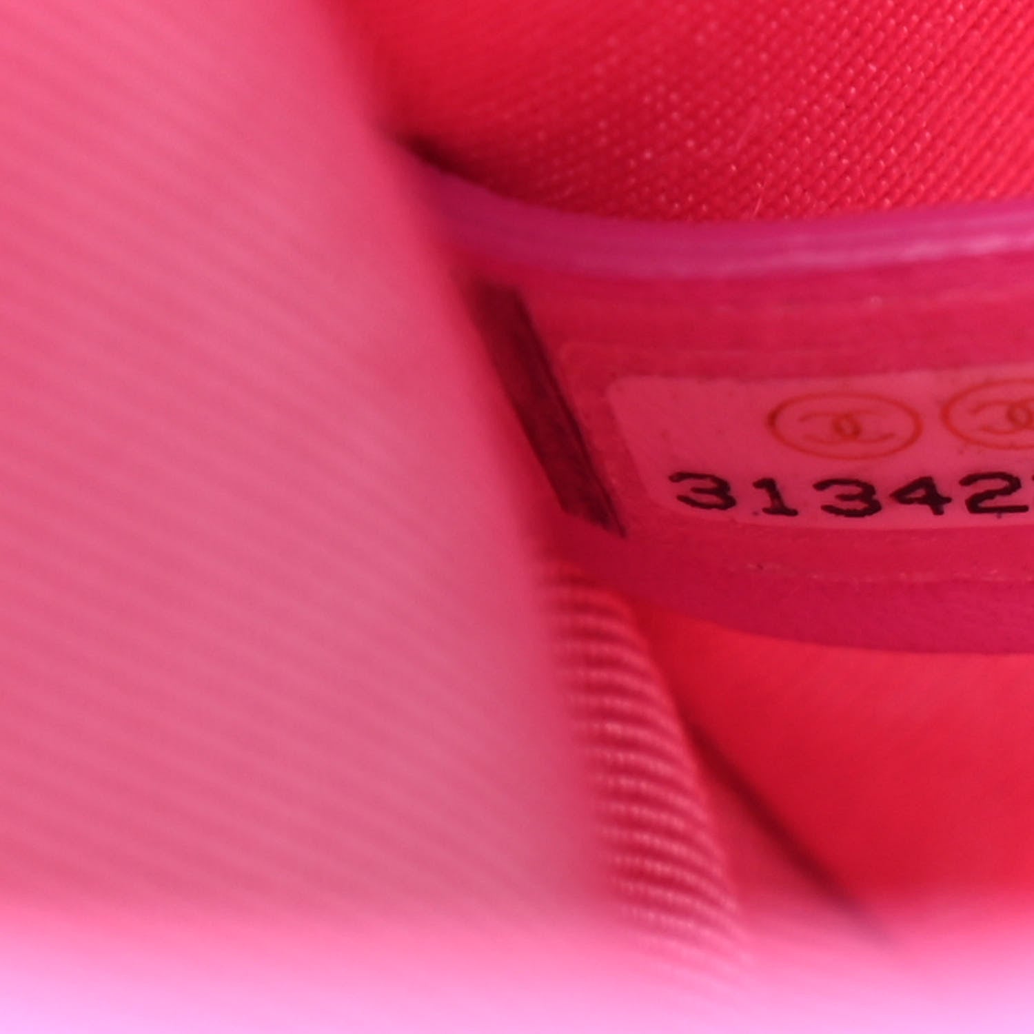 Chanel Denim Quilted Small Messenger Flap Neon Pink 9 of 9