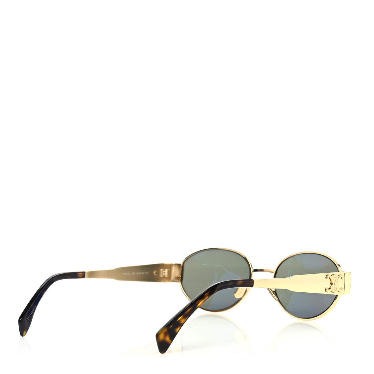 Metal Triomphe 01 Sunglasses CL40235U Gold Green