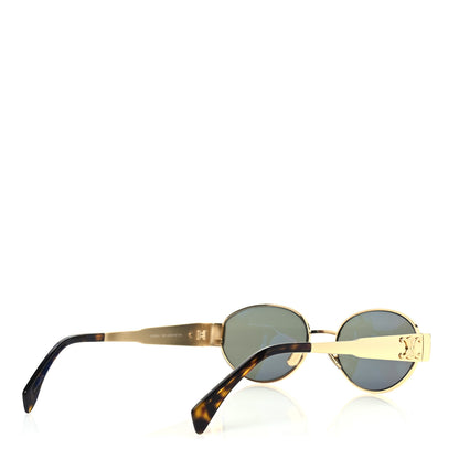 Celine Metal Triomphe 01 Sunglasses CL40235U Gold Green 4 of 7