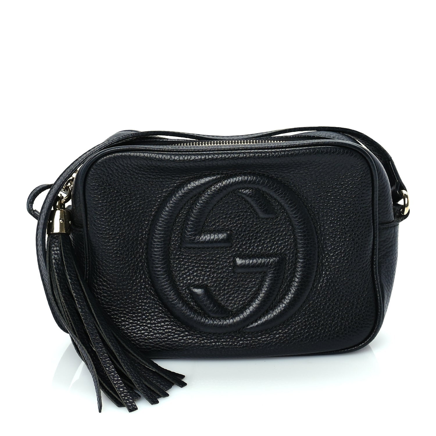Gucci Pebbled Calfskin Small Soho Disco Bag  Black 1 of 8