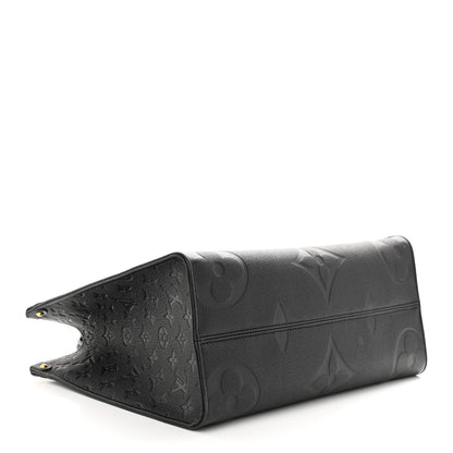 Louis Vuitton Empreinte Monogram Giant Onthego MM Black 4 of 10