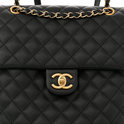 Chanel Lambskin Quilted Large Urban Spirit Backpack Black 8 of 10