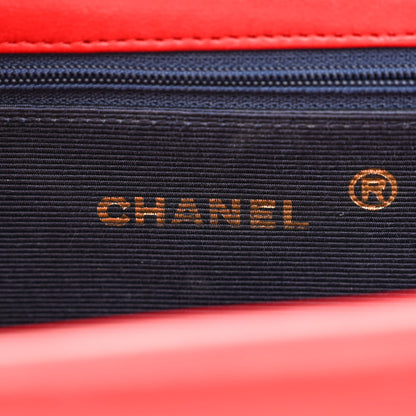 Chanel Lambskin Quilted Medium Single Flap Red 7 of 15