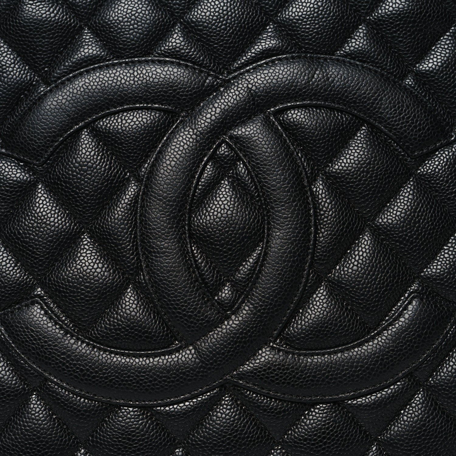 Chanel Caviar Quilted Medallion Tote Black 8 of 10