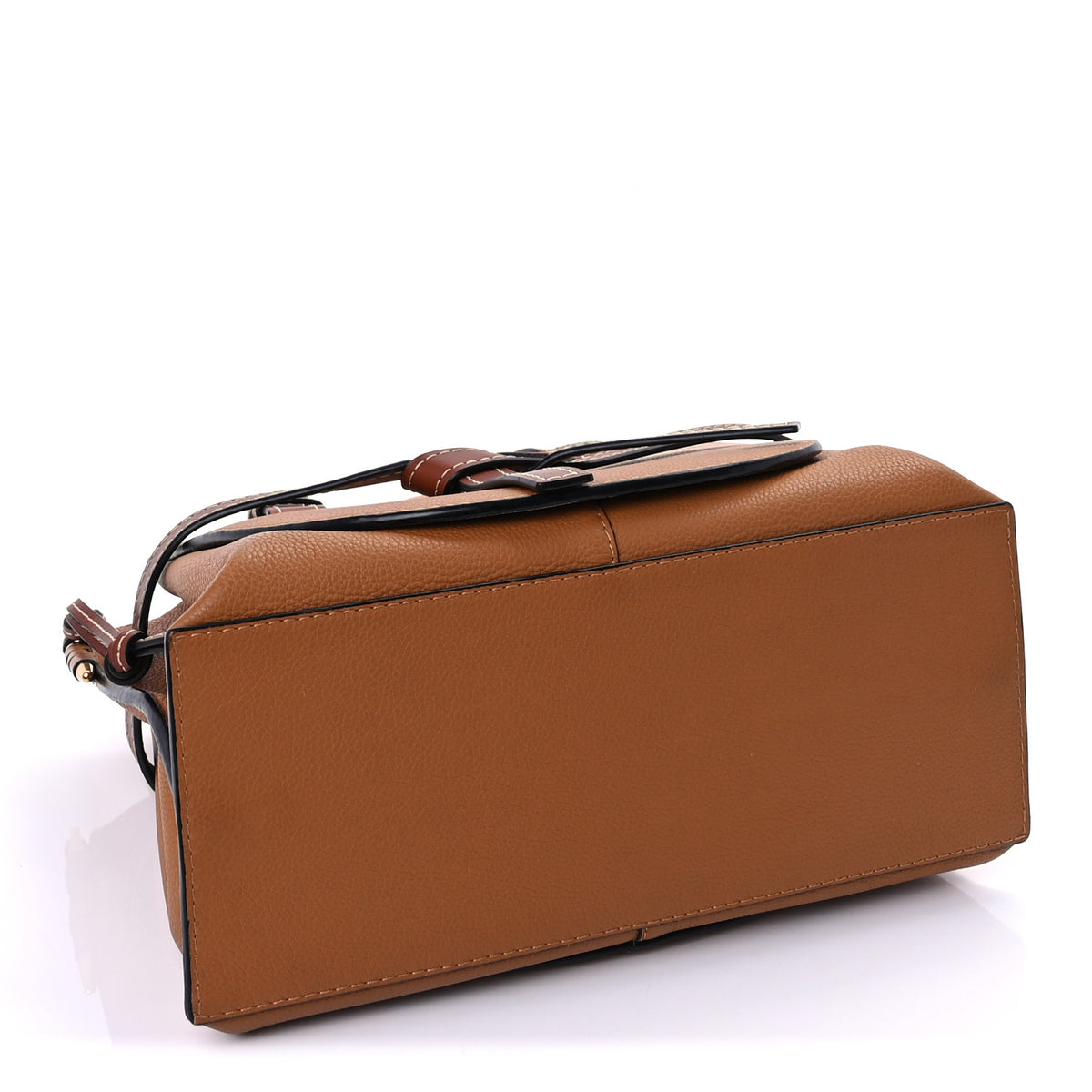 Calfskin Small Gate Tote Caramel