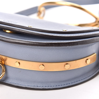 Chloe Calfskin Small Nile Bracelet Minaudiere Bag Washed Blue 6 of 8