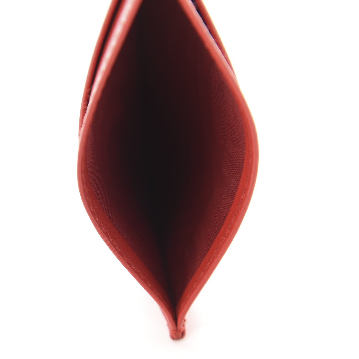 Prada Vitello Move Metal Card Case Lacca 5 of 6