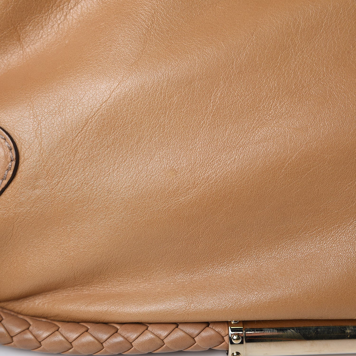 Gucci Calfskin Medium Britt Tassel Shoulder Bag Beige 9 of 13