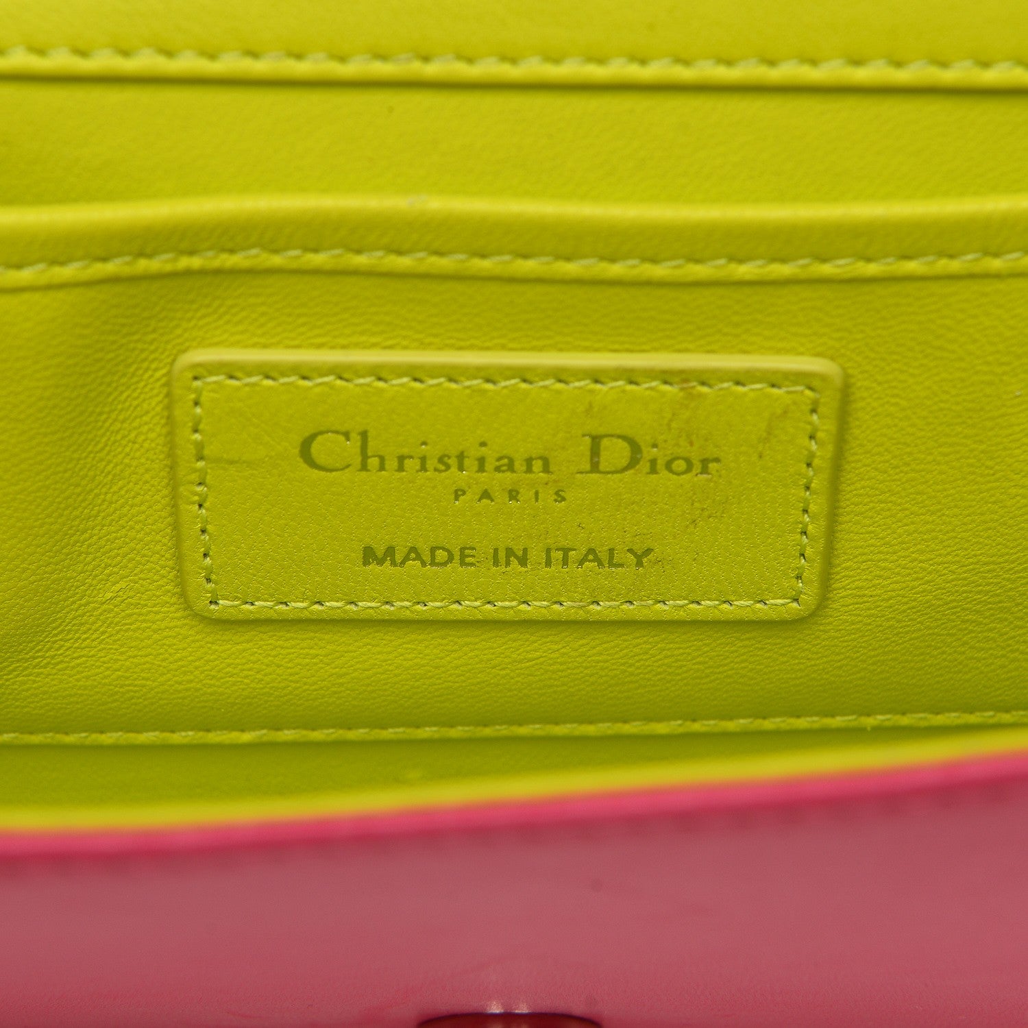 Christian Dior Lambskin Cannage Tri-Color Lady Dior Convertible Clutch Blue 6 of 13