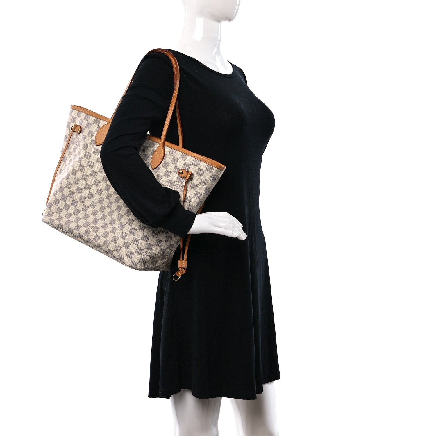 Louis Vuitton Damier Azur Neo Neverfull MM 2 of 17