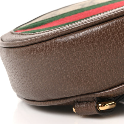 Gucci GG Supreme Monogram Web Mini Ophidia Round Backpack Brown 9 of 9