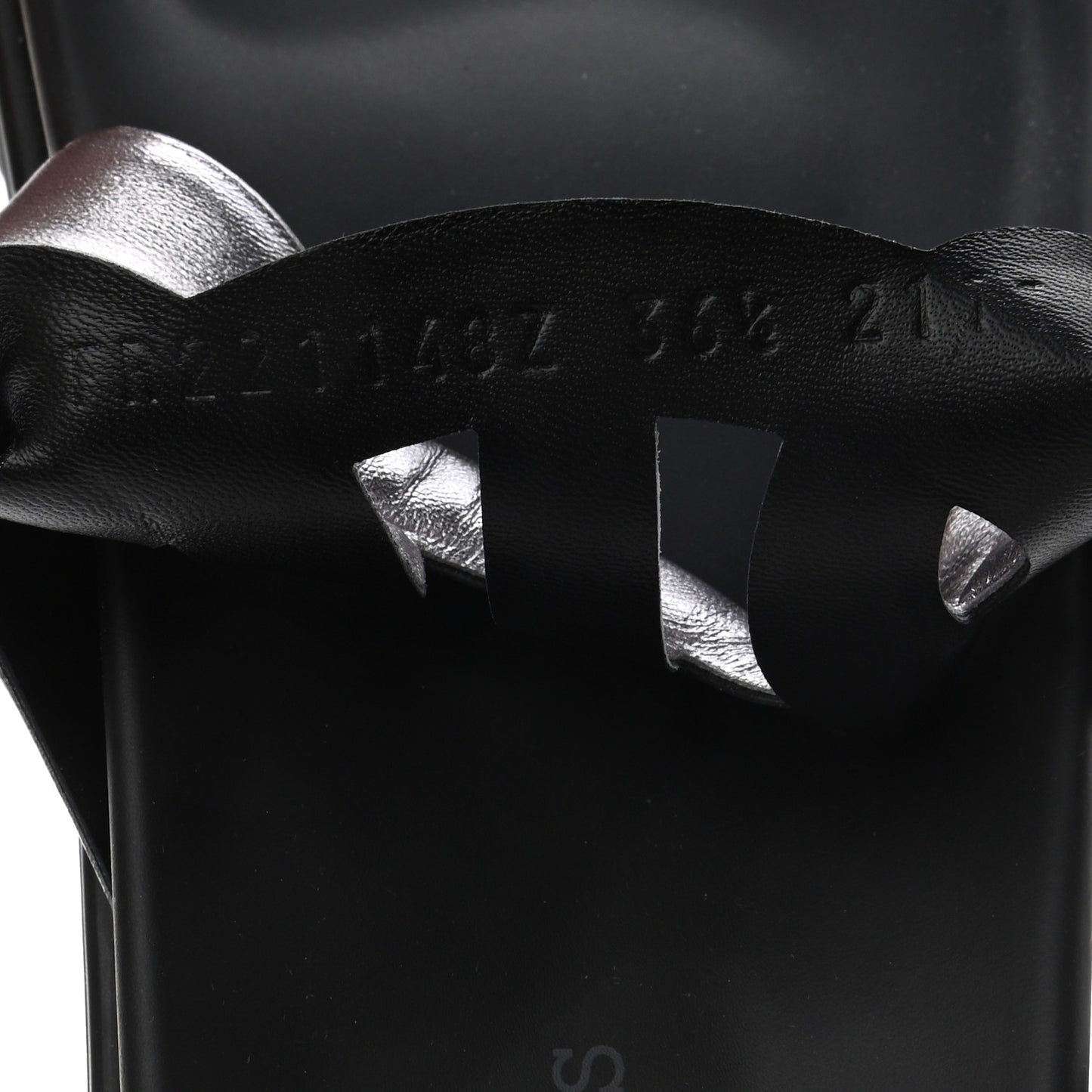 Nappa Extra Sandals 36.5 Gris Argent