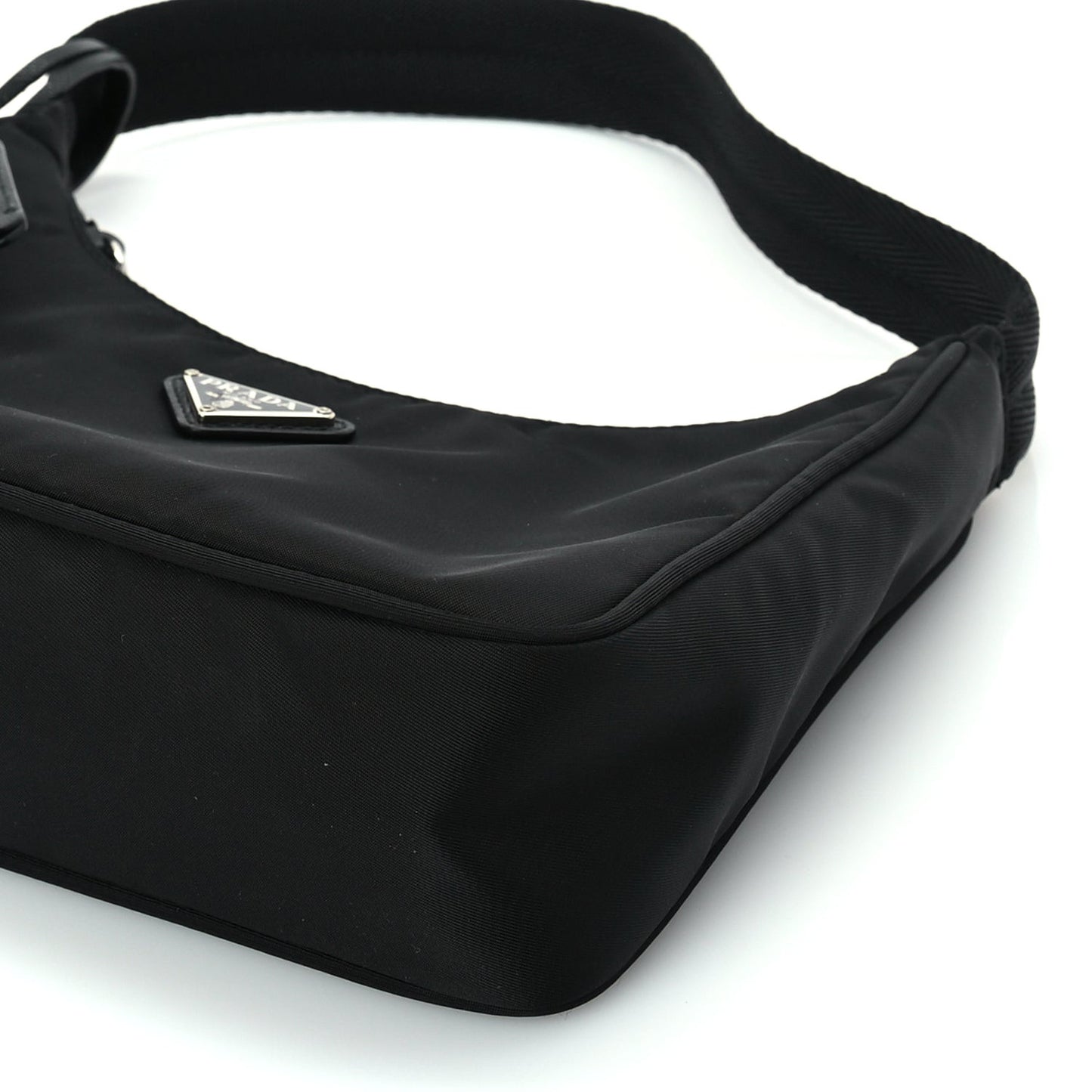 Tessuto Nylon Mini Re-Edition 2000 Bag  Black