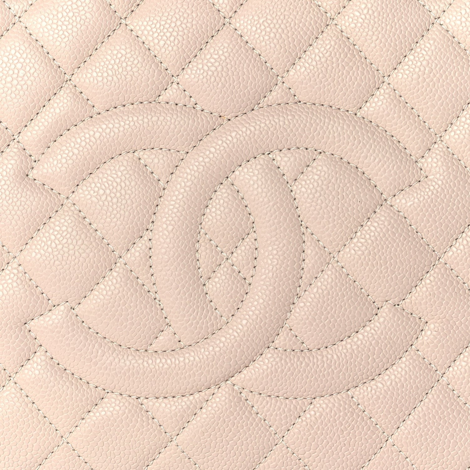 Chanel Caviar Quilted Grand Shopping Tote GST Light Pink 8 of 10