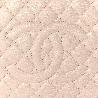 Chanel Caviar Quilted Grand Shopping Tote GST Light Pink 8 of 10