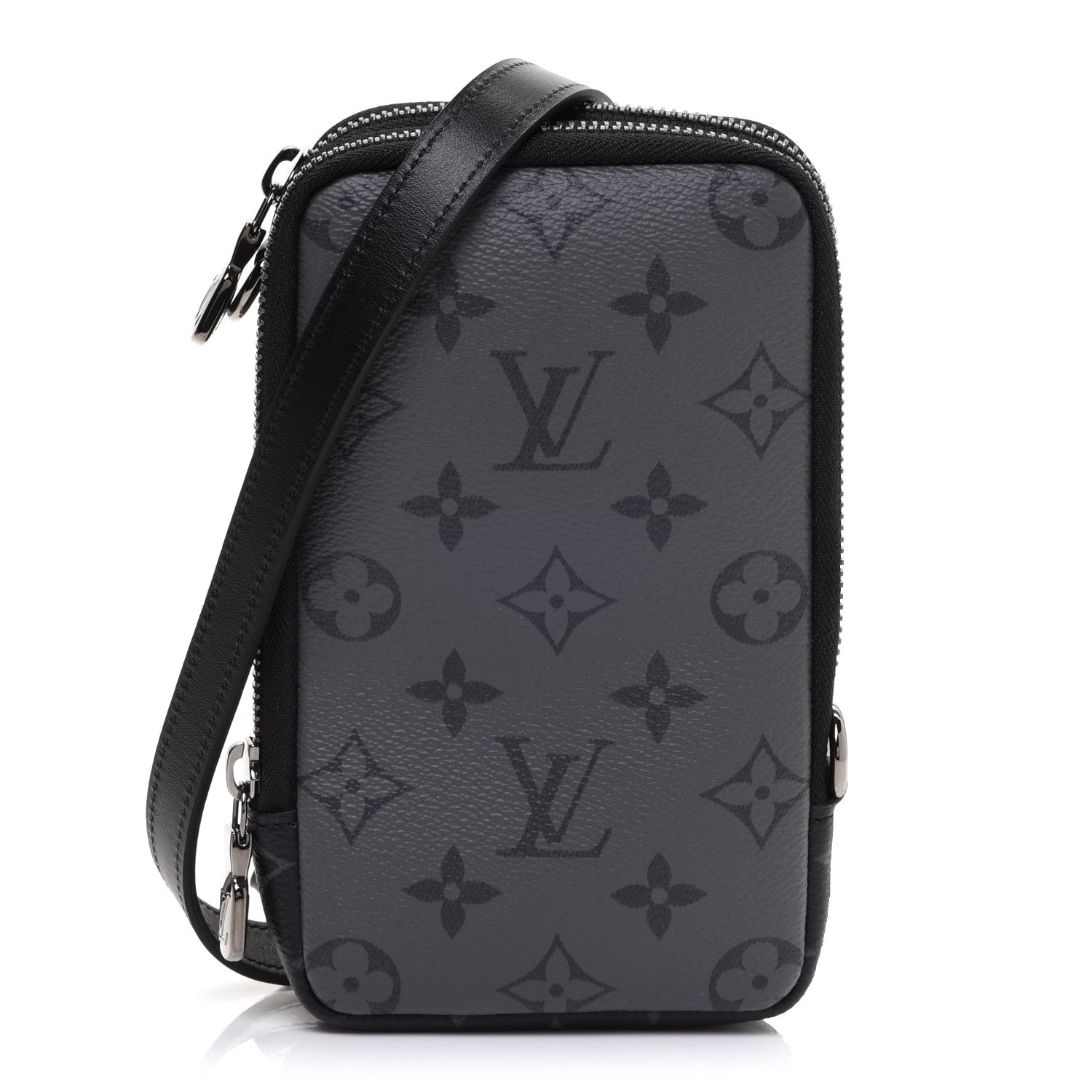 Louis Vuitton Monogram Eclipse Reverse Double Phone Pouch 1 of 8