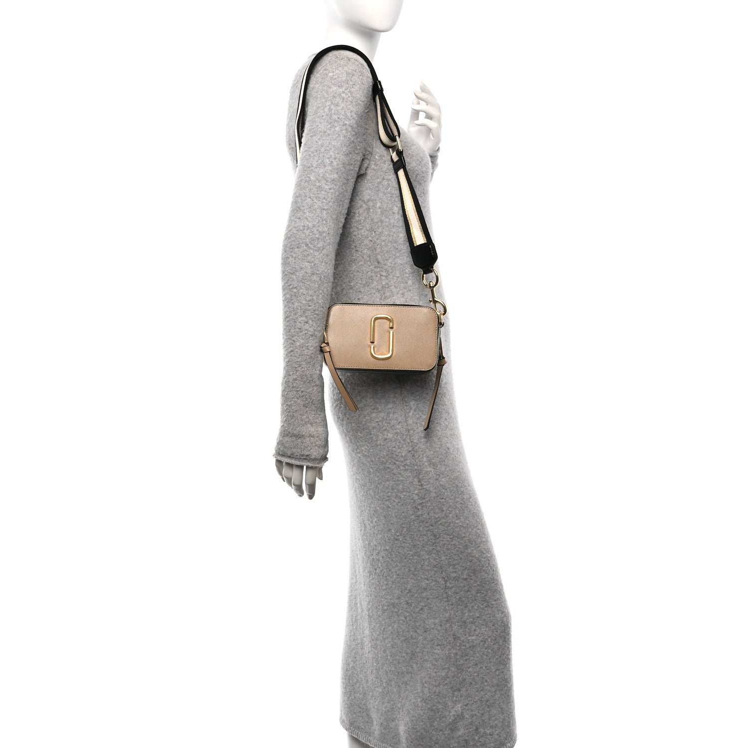 Marc Jacobs Saffiano Small Snapshot Camera Bag Sand Castle Multicolor 2 of 7