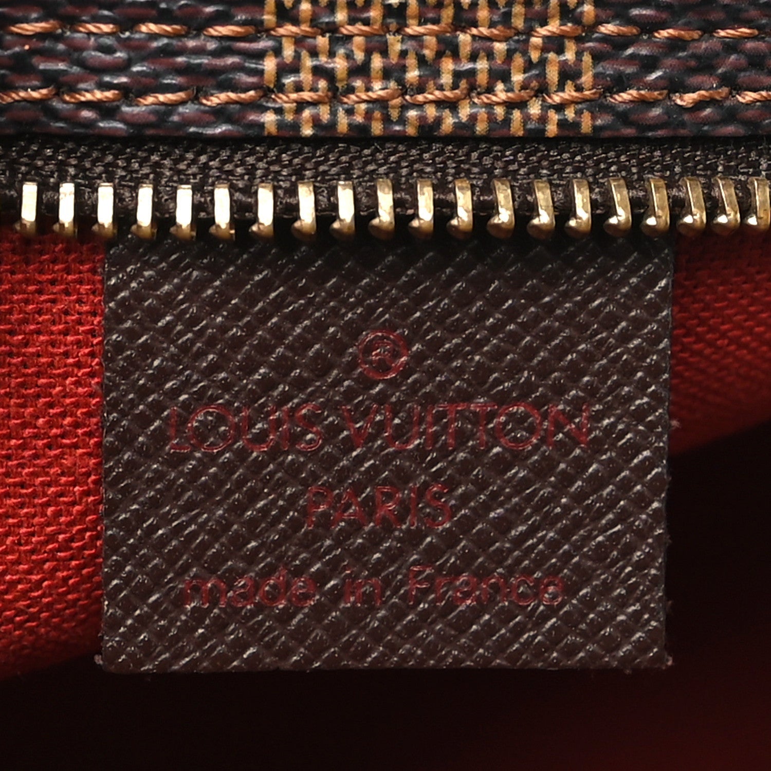 Louis Vuitton Damier Ebene Trousse Make Up Bag Pochette 6 of 7
