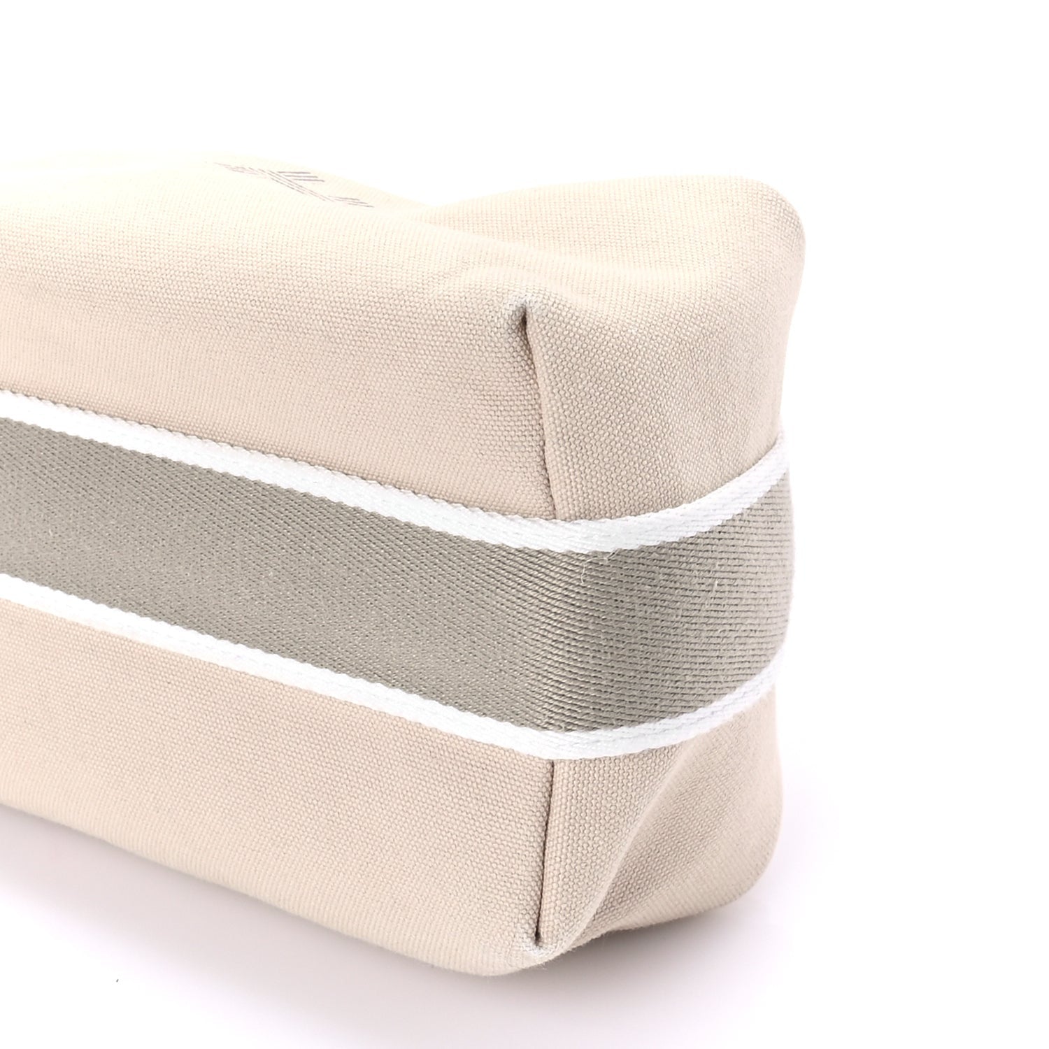 Hermes Canvas Bride-A-Brac Pouch Natural 8 of 8