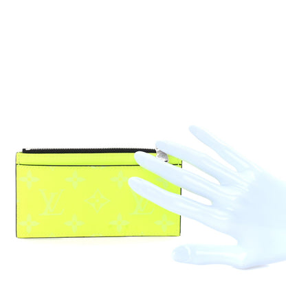 Louis Vuitton Taigarama Coin Card Holder  Yellow 2 of 6