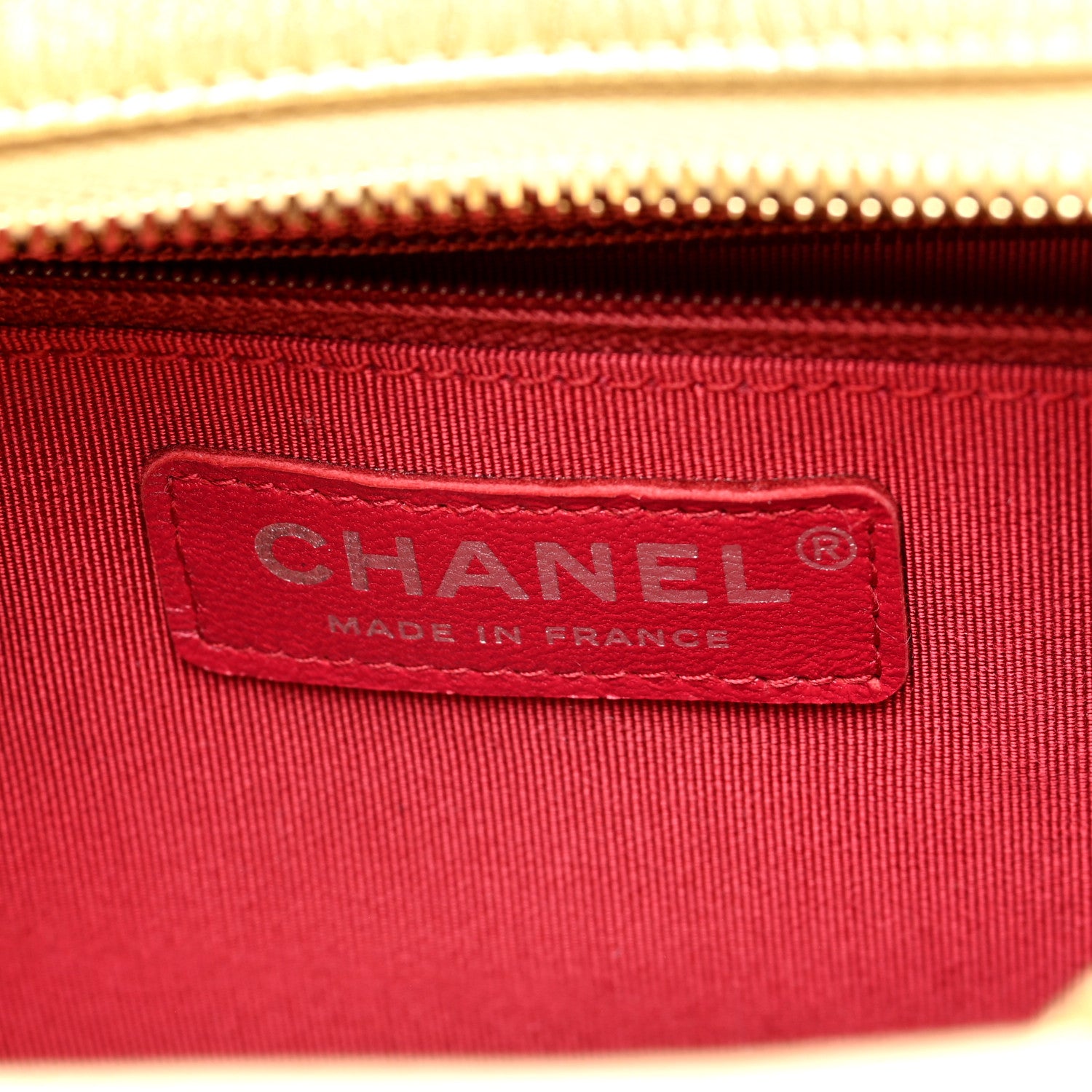 Chanel Metallic Aged Calfskin Quilted Medium Gabrielle Gold 6 of 10