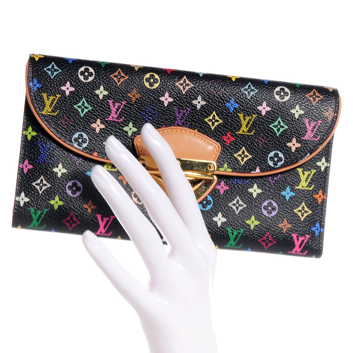Monogram Multicolor Eugenie Wallet Black