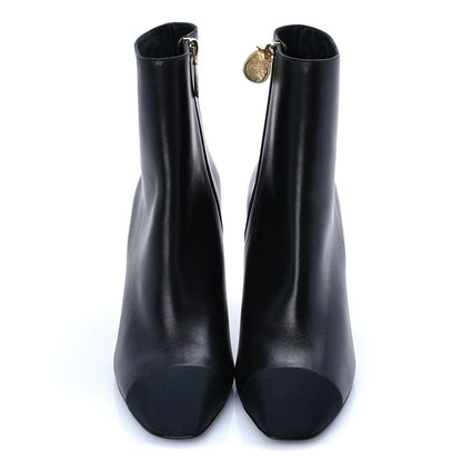 Chanel Calfskin Cap Toe Ankle Boots 37 3 of 8