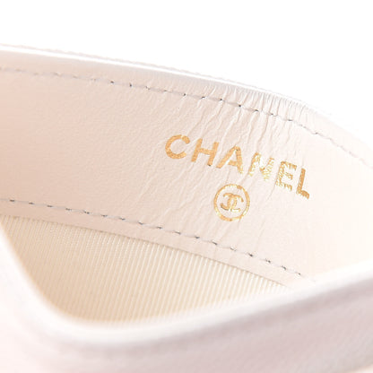 Chanel Caviar Quilted Card Holder White 7 of 14