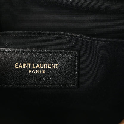 Saint Laurent Calfskin Matelasse Monogram Lou Camera Bag  Nude Powder 6 of 9