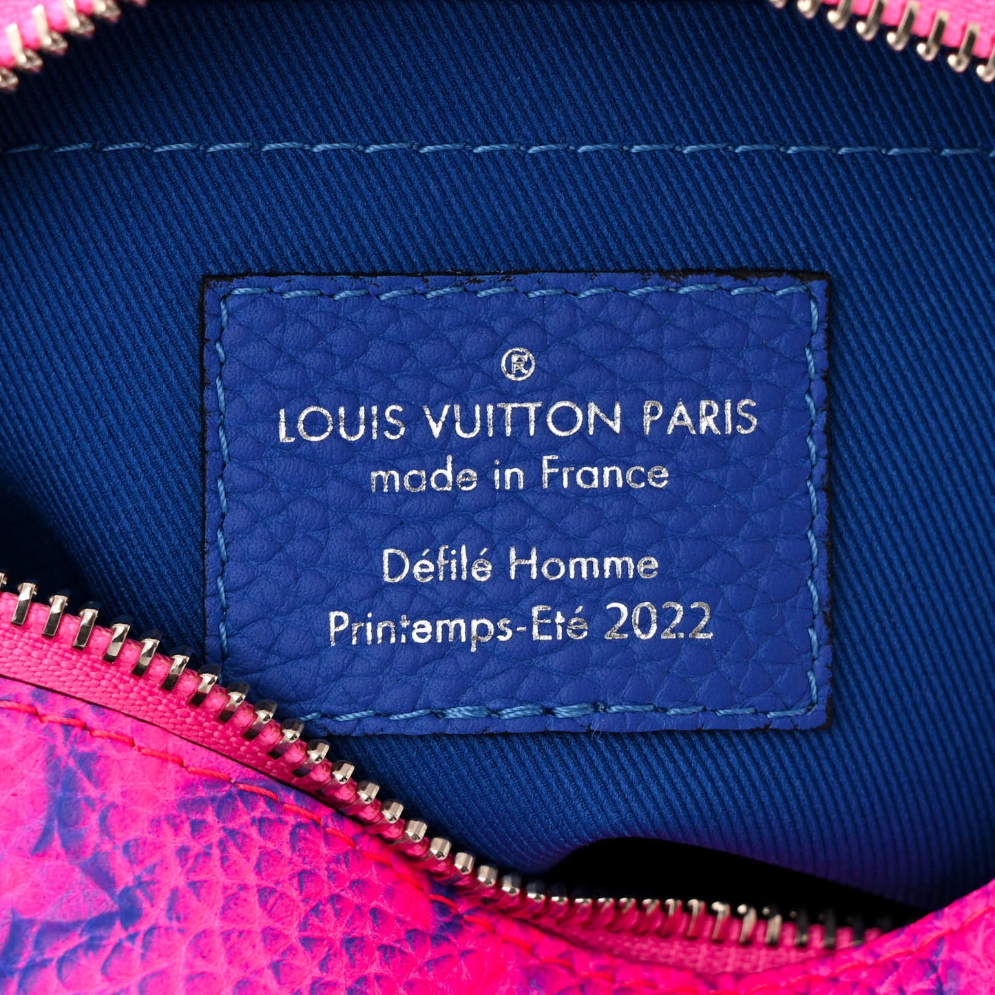 Taurillon Illusion Mini Soft Trunk Bleu Rose