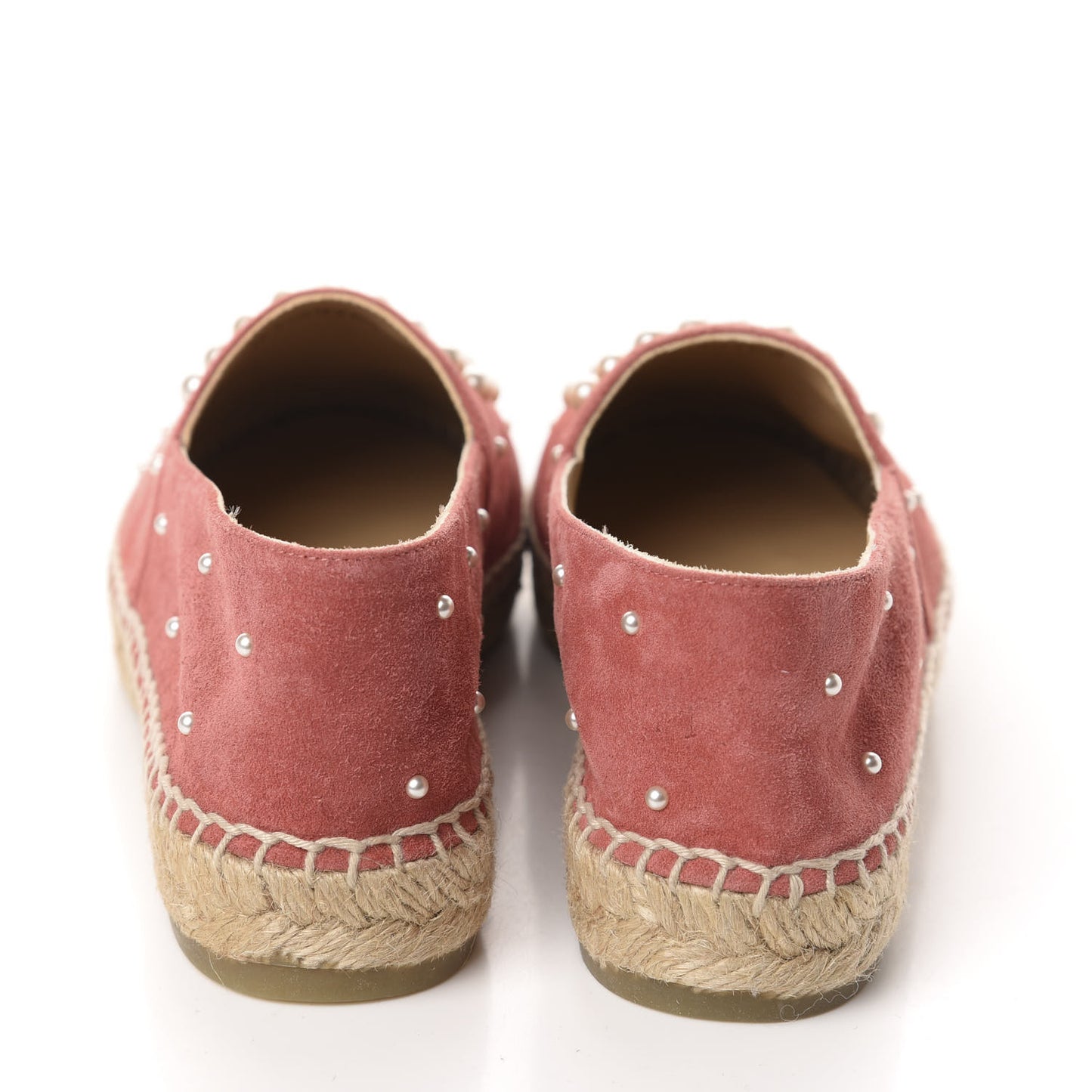 Suede Pearl CC Espadrilles 36 Pink