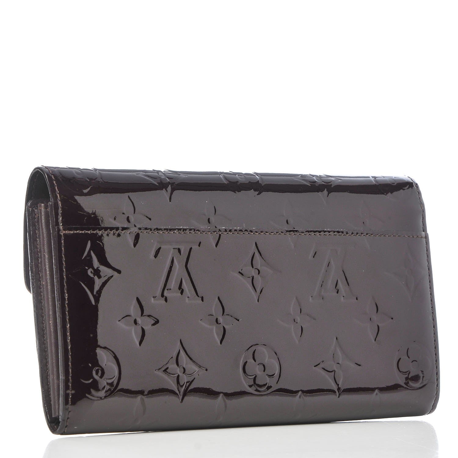 Louis Vuitton Vernis Sarah Wallet NM Amarante 3 of 8
