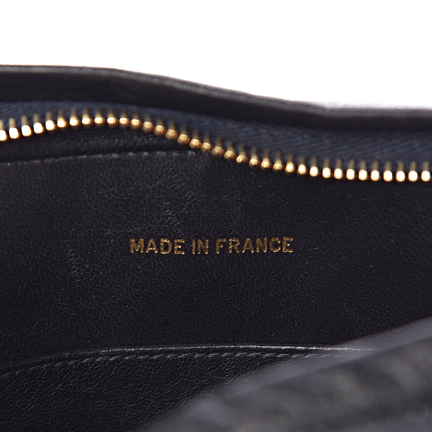 Lambskin Quilted Camera Case Black