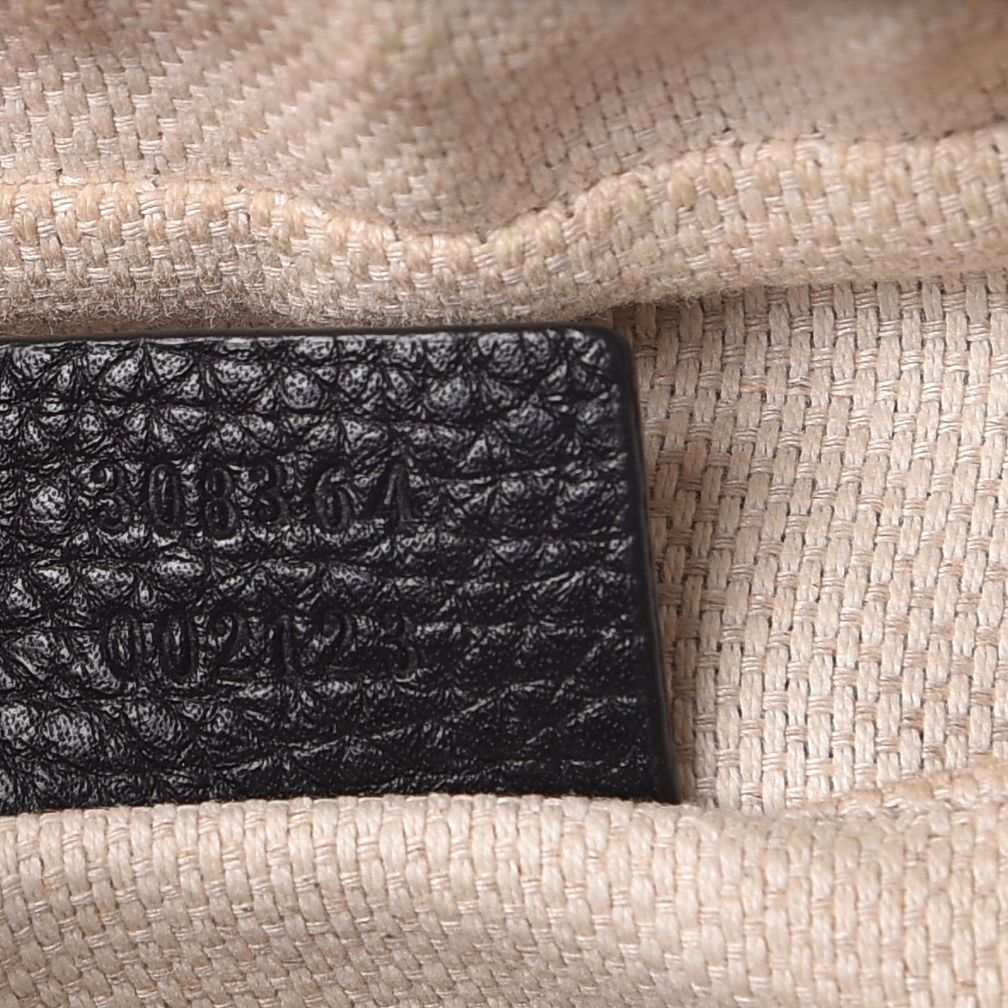 Pebbled Calfskin Small Soho Disco Bag Black