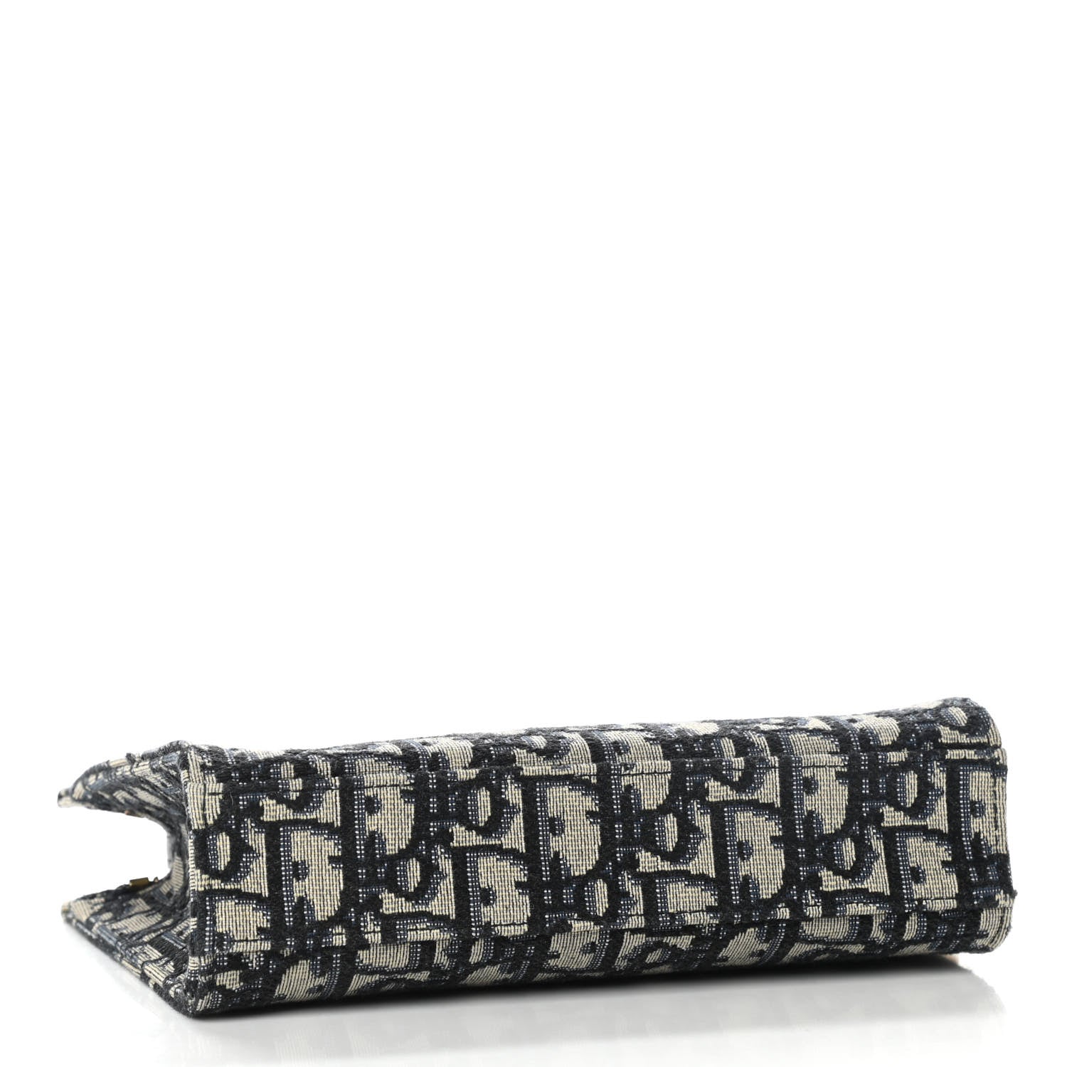 Christian Dior Oblique Zipped Pouch Clutch Blue 4 of 7