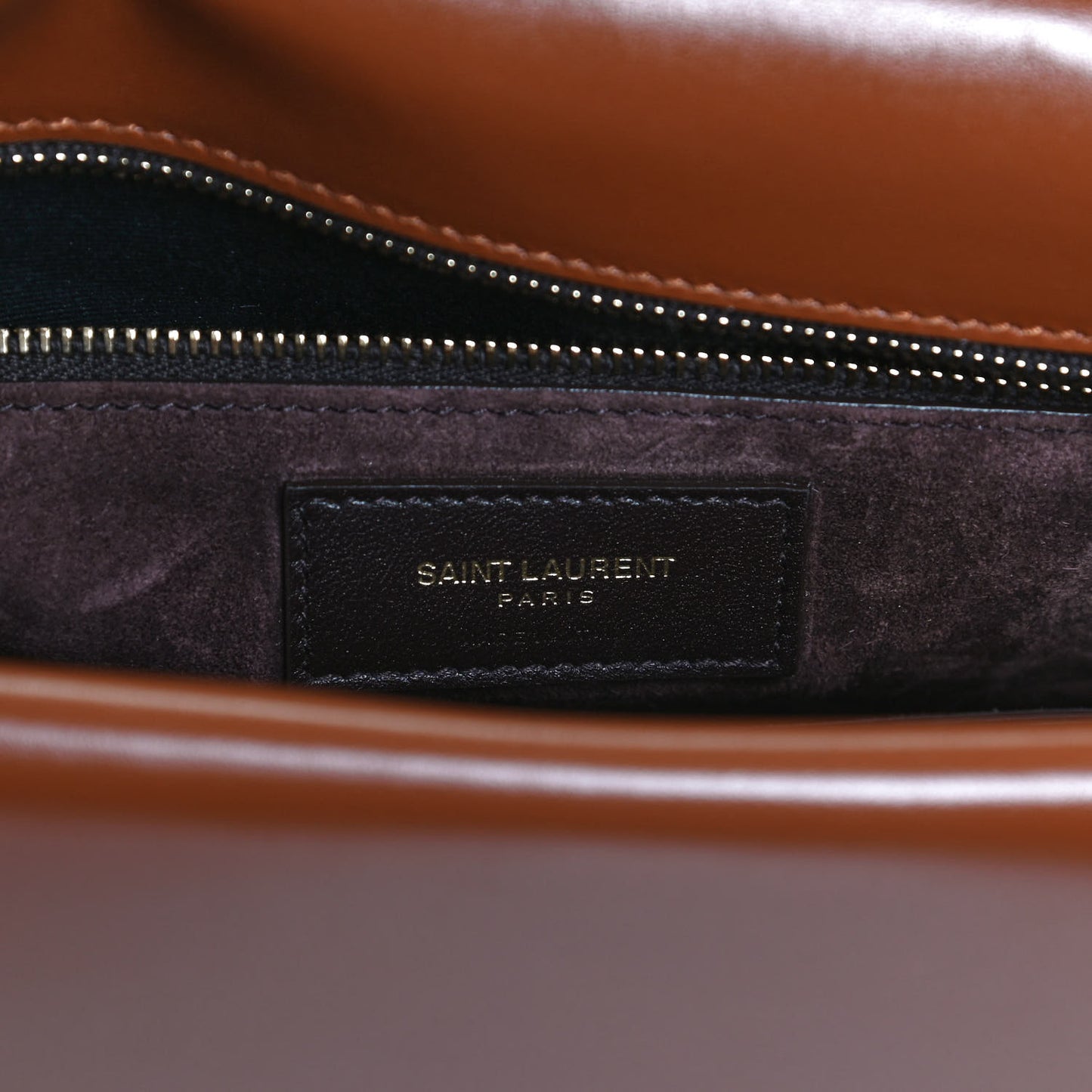 Calfskin Medium Margaux Shoulder Bag Brick Ebony