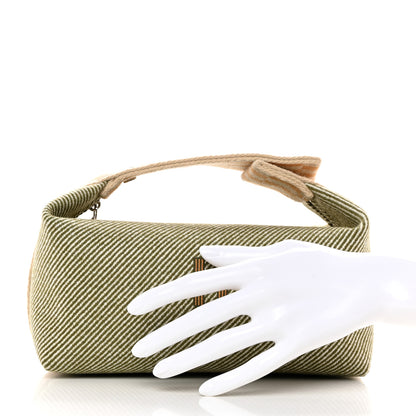 Hermes Wool Small Bride-A-Brac H Natte Pouch Vert Foret 2 of 8