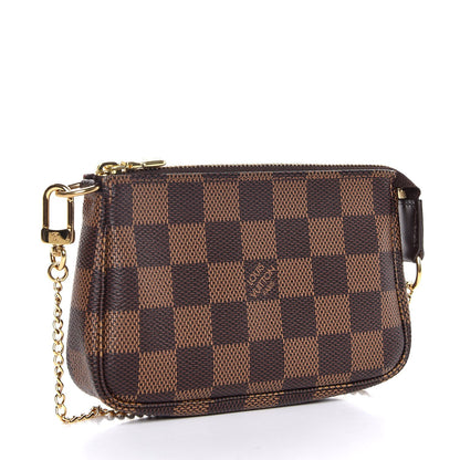Louis Vuitton Damier Ebene Mini Pochette Accessories 3 of 7