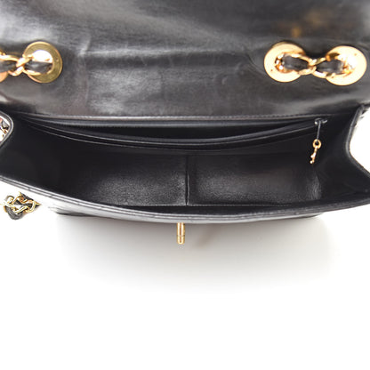 Chanel Lambskin Quilted XL Jumbo Single Flap Black 5 of 21