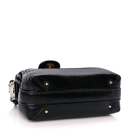 Chanel Shiny Lambskin Quilted Mini Cocodoc Top Handle Bag Black 3 of 9