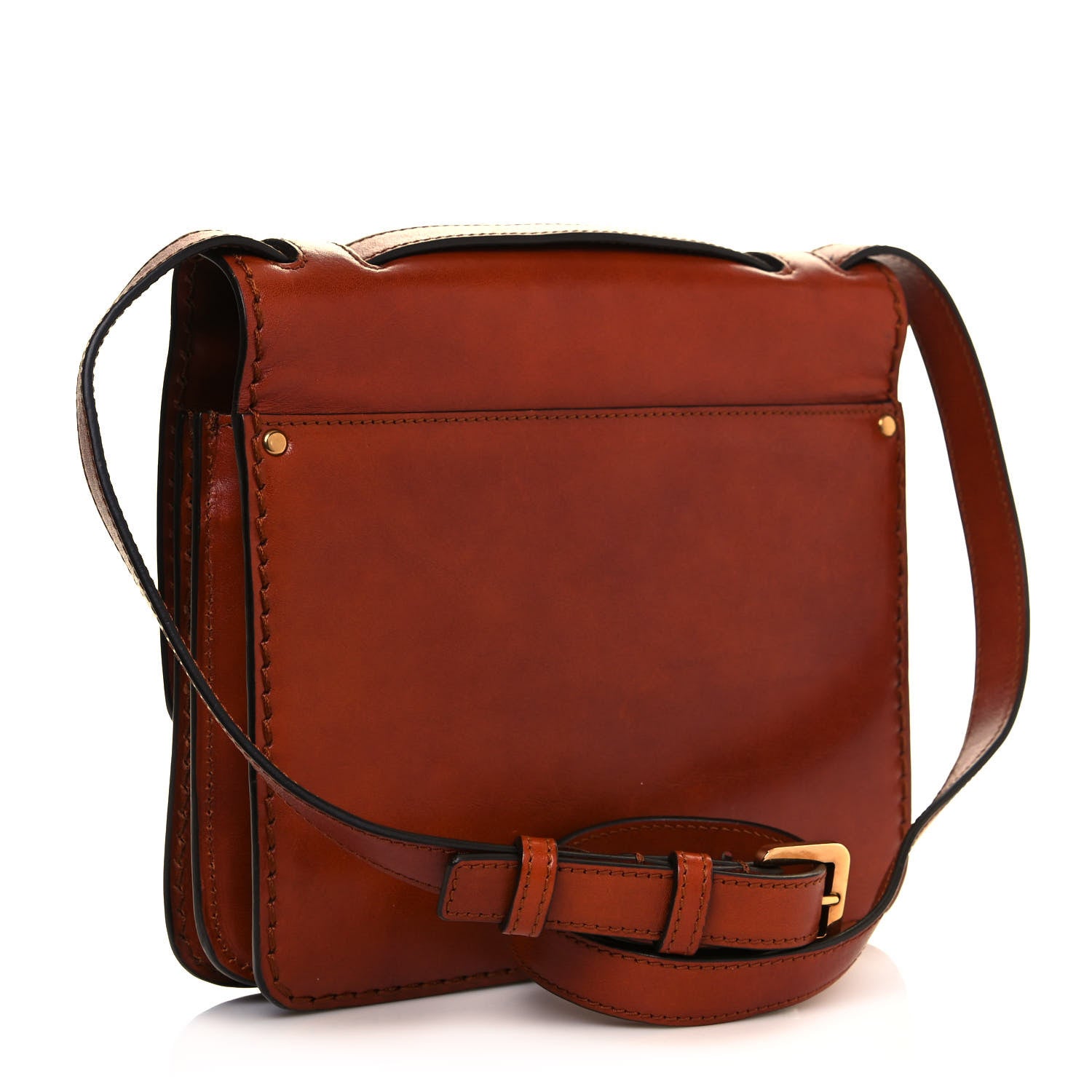 Chloe Calfskin Louise Shoulder Bag Brown 3 of 17