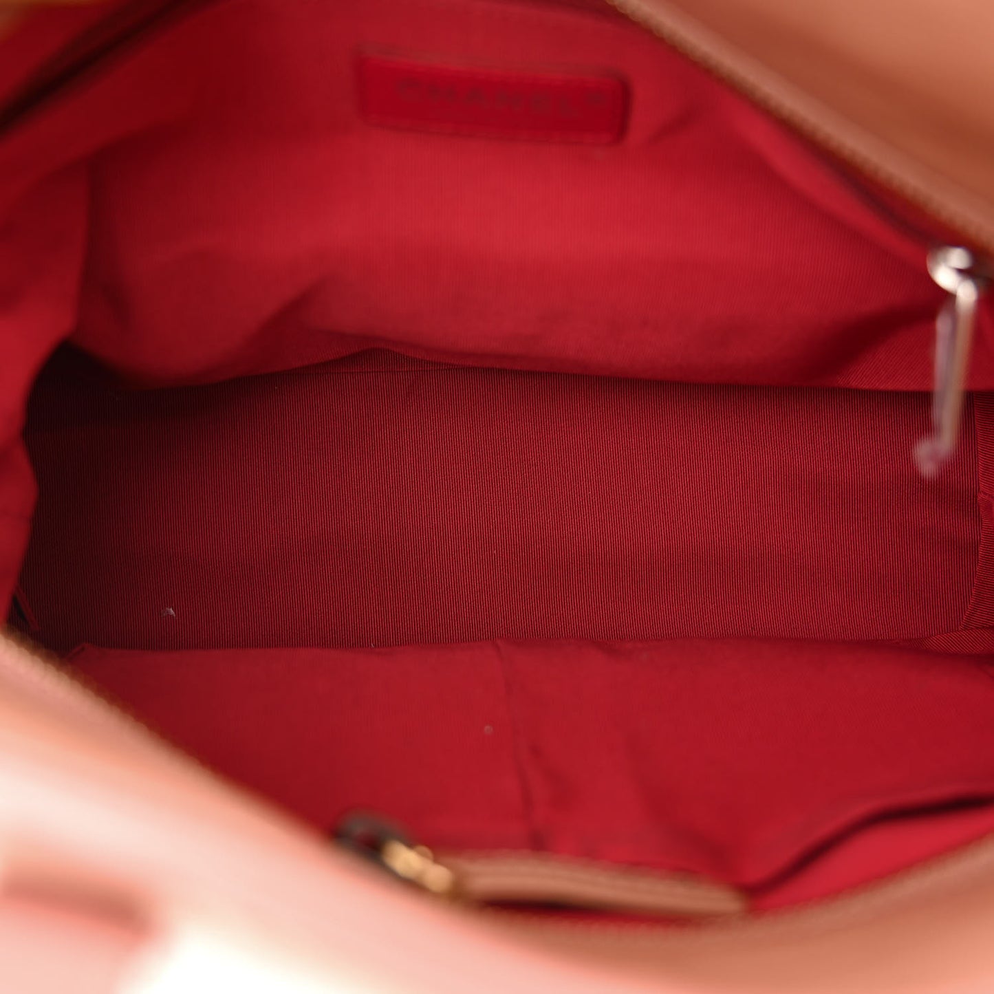 Aged Calfskin Quilted Medium Gabrielle Shopping Tote Pink