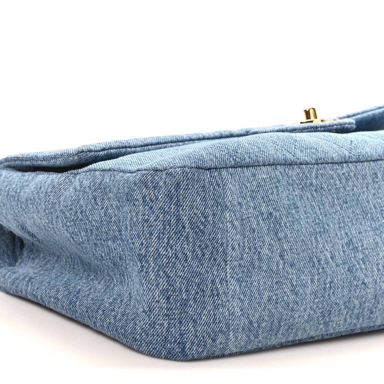 Chanel Denim Small Souplissimo Maxi Flap  Blue 6 of 10
