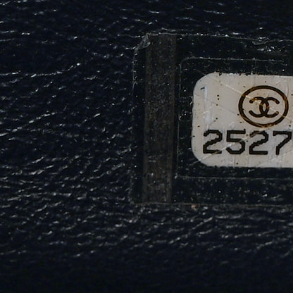 Chanel Caviar Quilted Filigree Backpack Navy 7 of 10