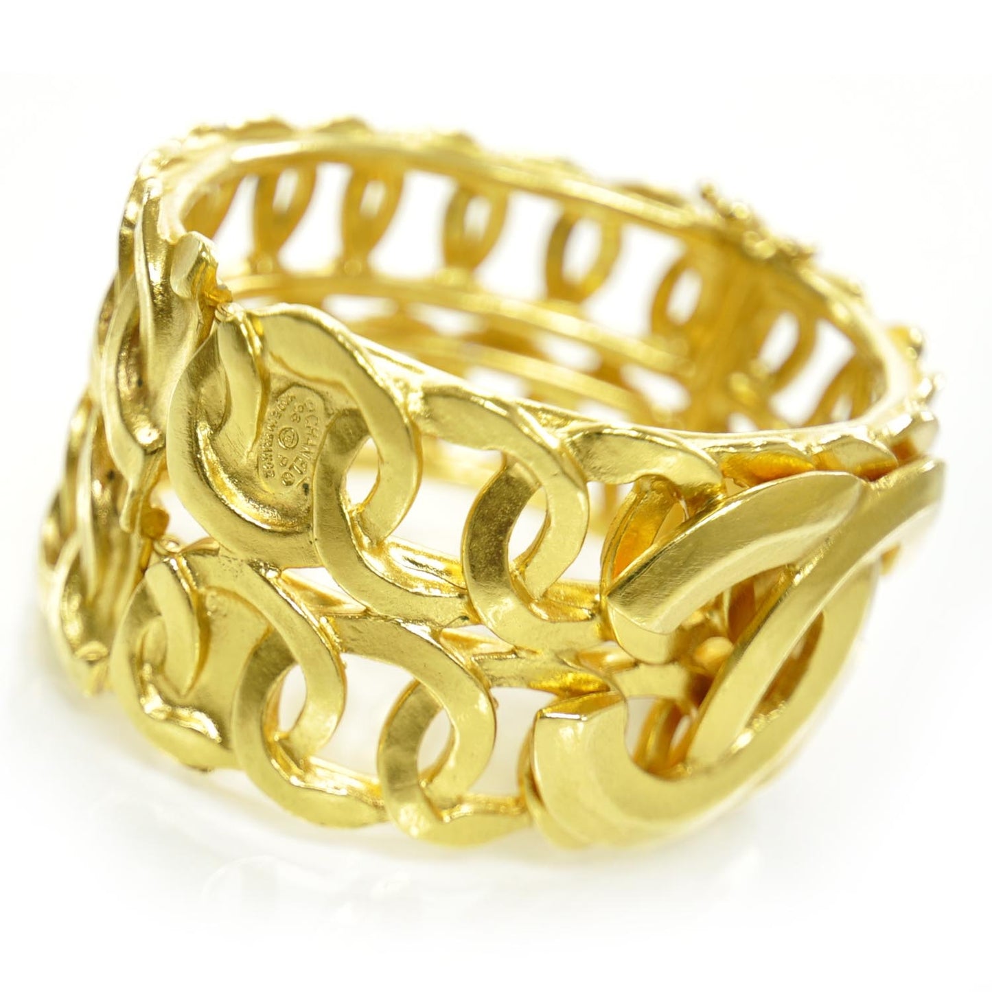CC Wide Bracelet Gold