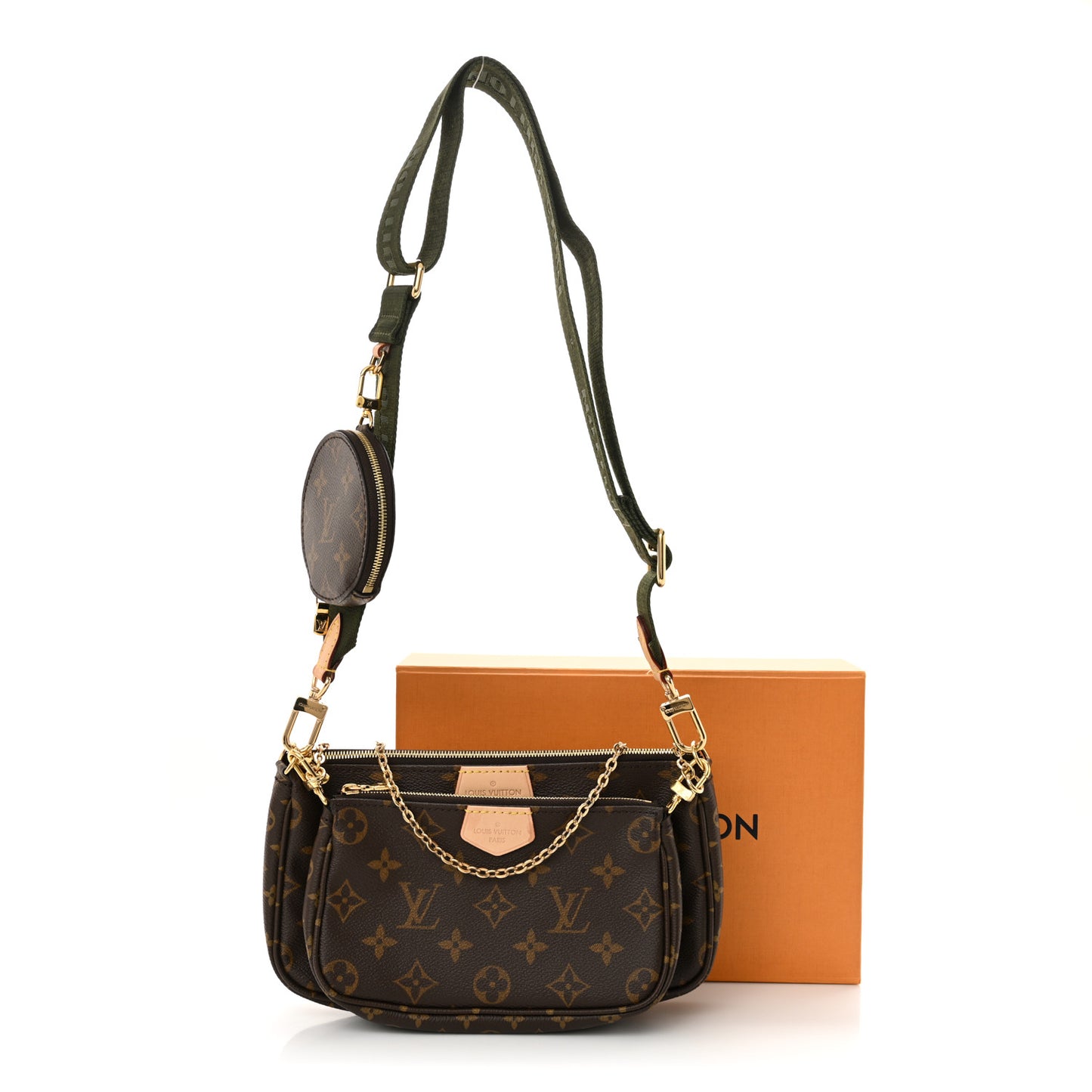 Monogram Multi Pochette Accessories Kaki