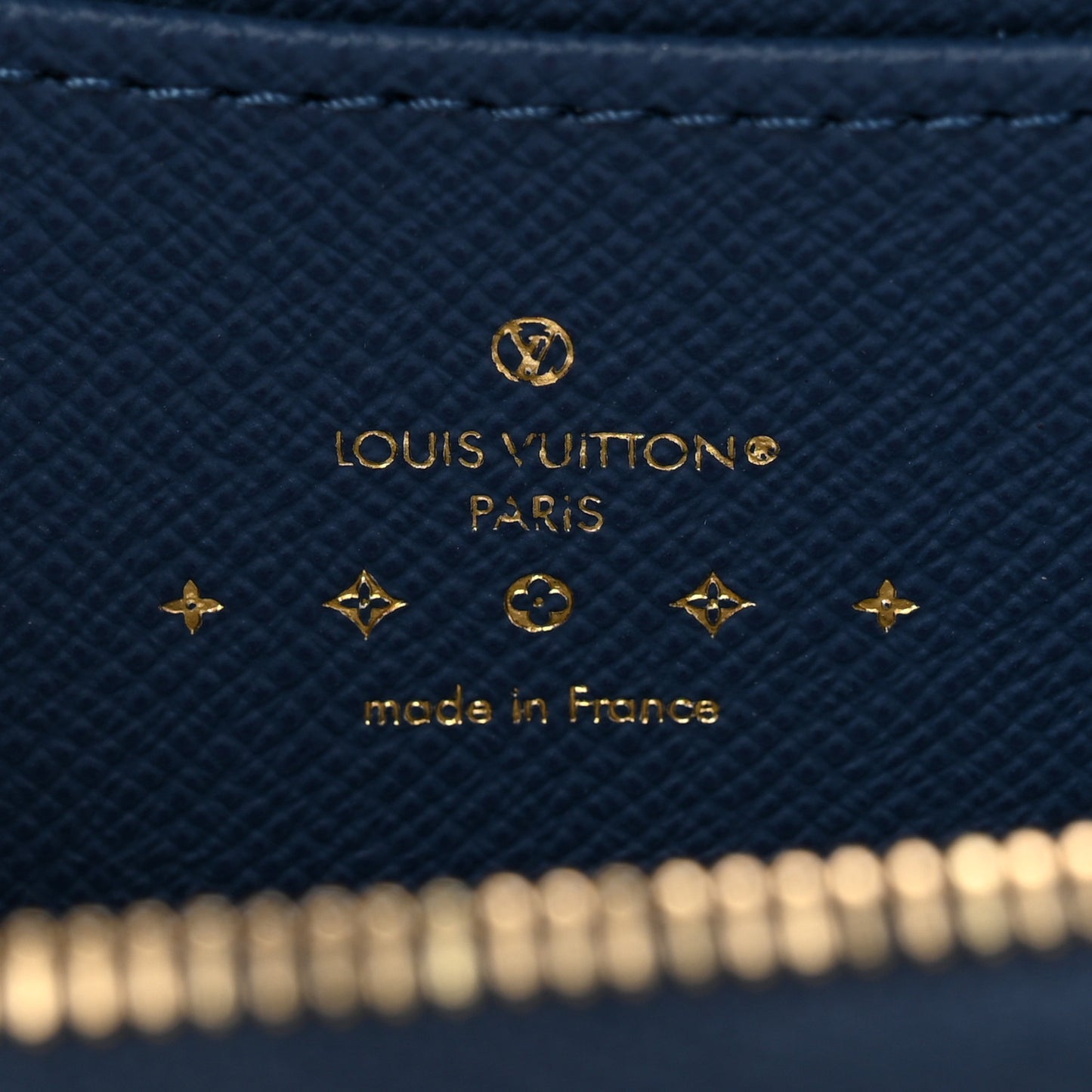 Denim Monogram Zippy Coin Purse Blue