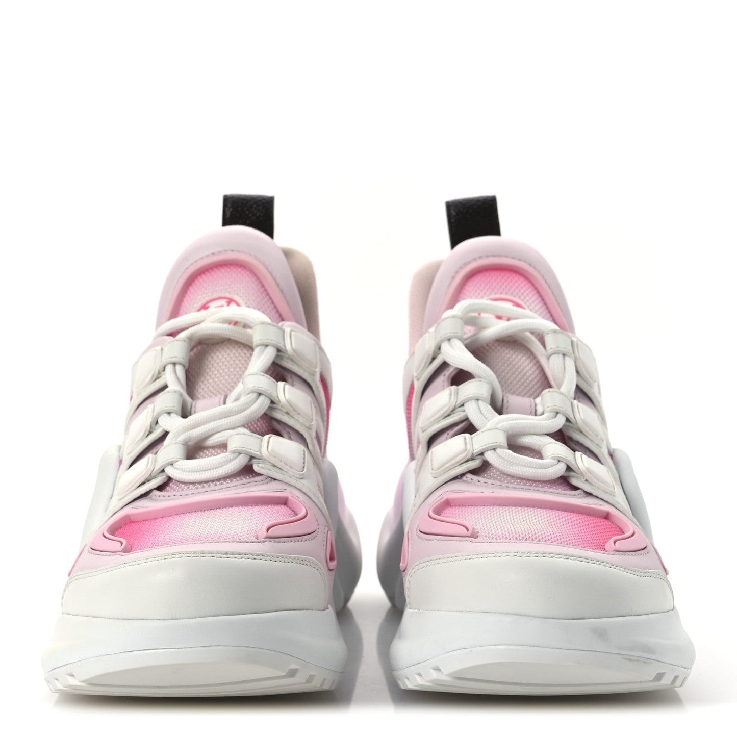 Calfskin Technical Nylon LV Archlight Sneaker Rose Clair